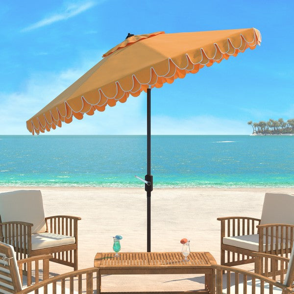 Elegant Valance 11ft Round Umbrella