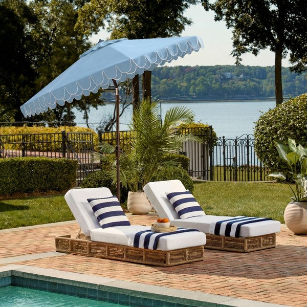 Valance 11ft Round Crank Umbrella