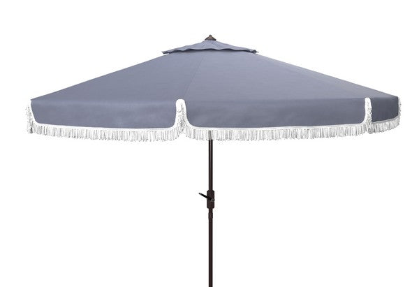 Milan Fringe 11 Ft Rnd Crank Umbrella