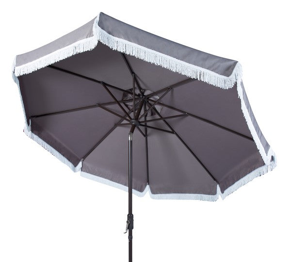Milan Fringe 11 Ft Rnd Crank Umbrella