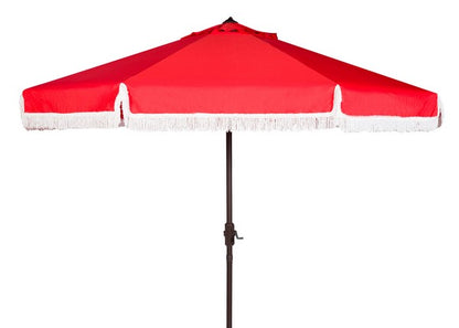 Milan Fringe 11 Ft Rnd Crank Umbrella