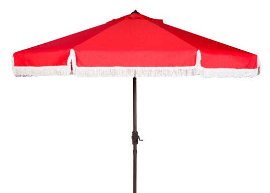 Milan Fringe 11 Ft Rnd Crank Umbrella