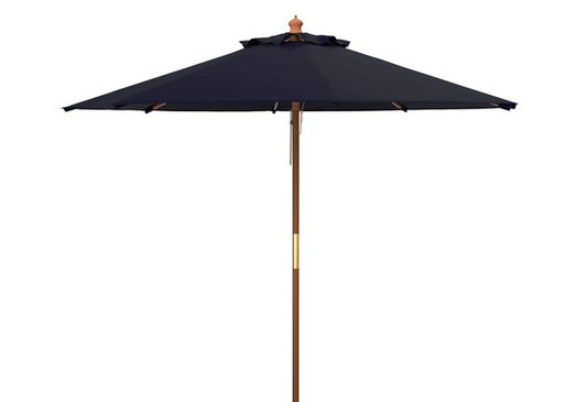 Cannes 11 Ft Wooden Pulley Market Umbrella