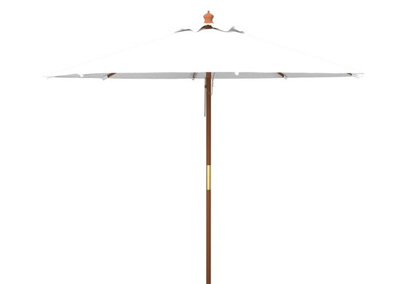 Cannes 11 Ft Wooden Pulley Market Umbrella