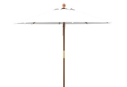 Cannes 11 Ft Wooden Pulley Market Umbrella