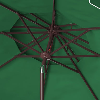 Zimmerman 9ft Double Top Market Umbrella