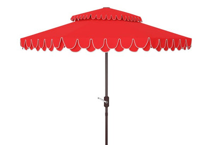 Elegant Valance 9ft Double Top Umbrella