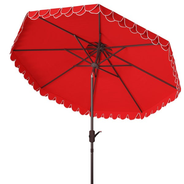 Elegant Valance 9ft Double Top Umbrella