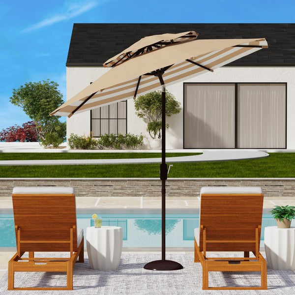 Athens 9ft Double Top Crank Umbrella