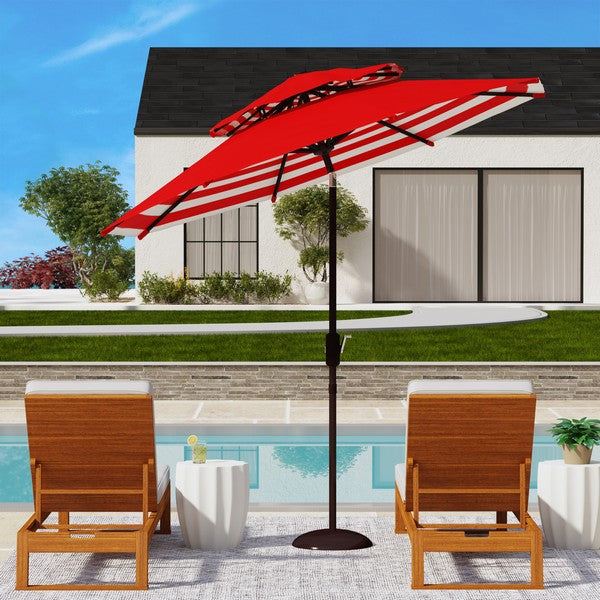 Athens 9ft Double Top Crank Umbrella
