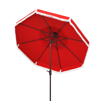 Milan Fringe 9ft Double Top Crank Umbrella