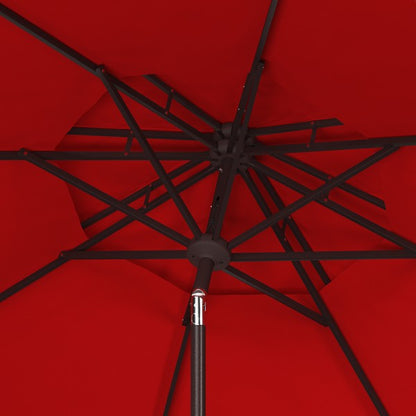 Venice 9 Ft Rnd Double Top Crank Umbrella