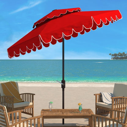 Venice 9 Ft Rnd Double Top Crank Umbrella