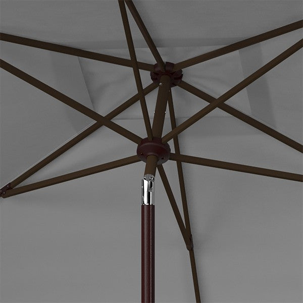 Milan Fringe 6.5 X 10 Ft Rectangle Crank Umbrella