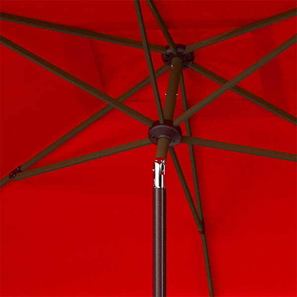 Milan Fringe 6.5 X 10 Ft Rectangle Crank Umbrella