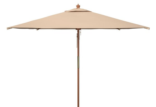 Velop 7.5 Ft Square Wooden Pulley Market Umbrella