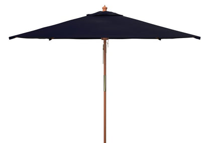 Velop 7.5 Ft Square Wooden Pulley Market Umbrella