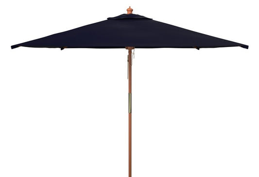 Velop 7.5 Ft Square Wooden Pulley Market Umbrella