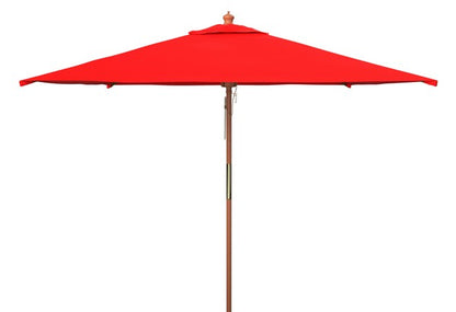 Velop 7.5 Ft Square Wooden Pulley Market Umbrella