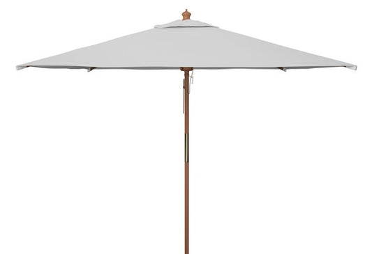 Velop 7.5 Ft Square Wooden Pulley Market Umbrella