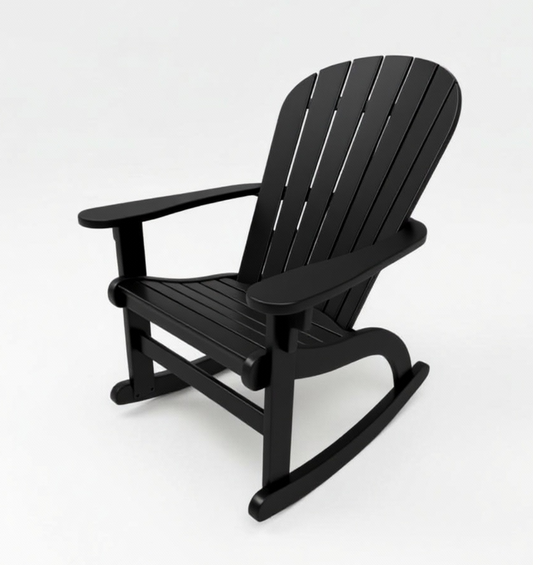 Rocker Adirondack Chair - Black