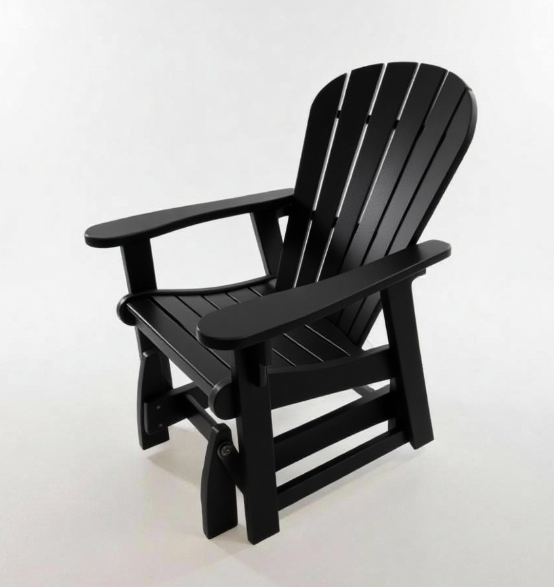 Glider Adirondack Chair - Black