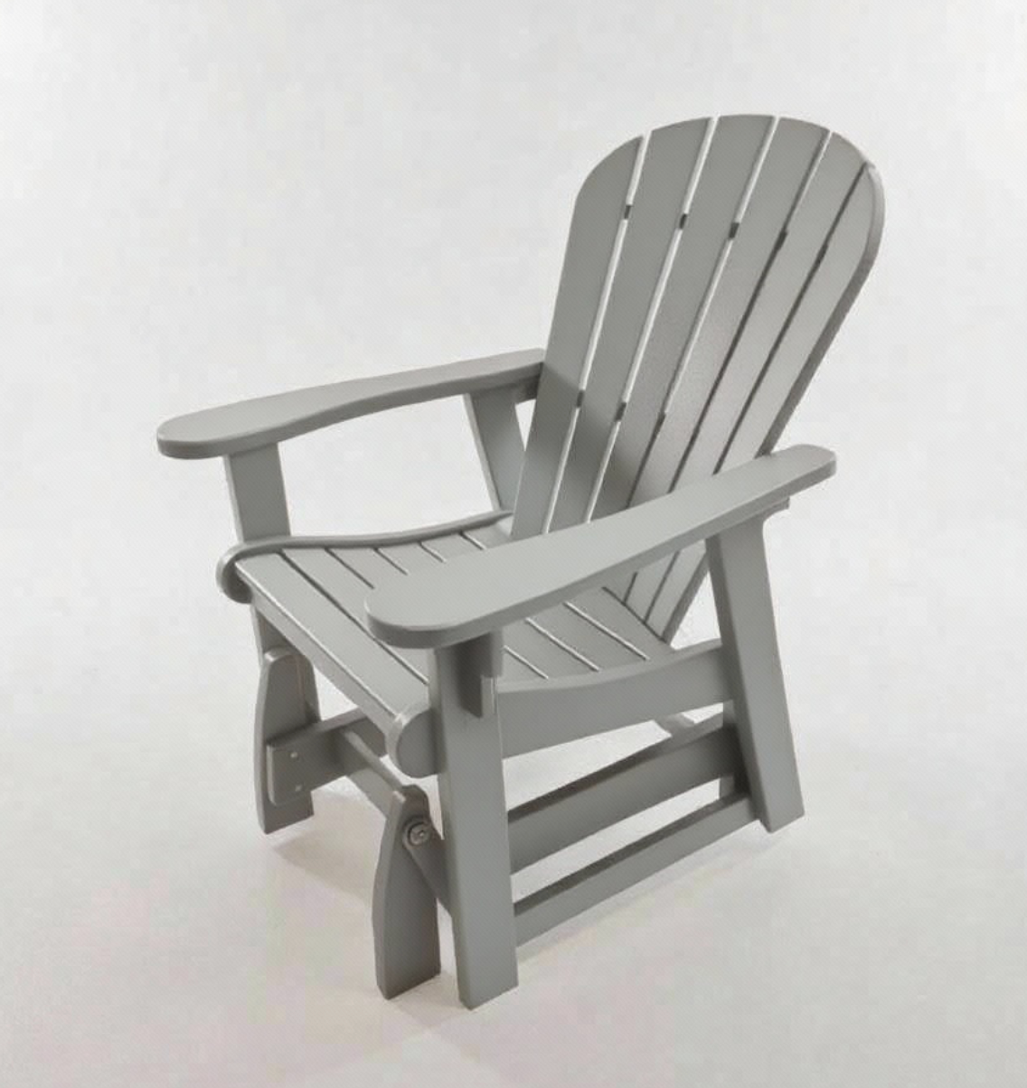 Glider Adirondack Chair - Dove Grey