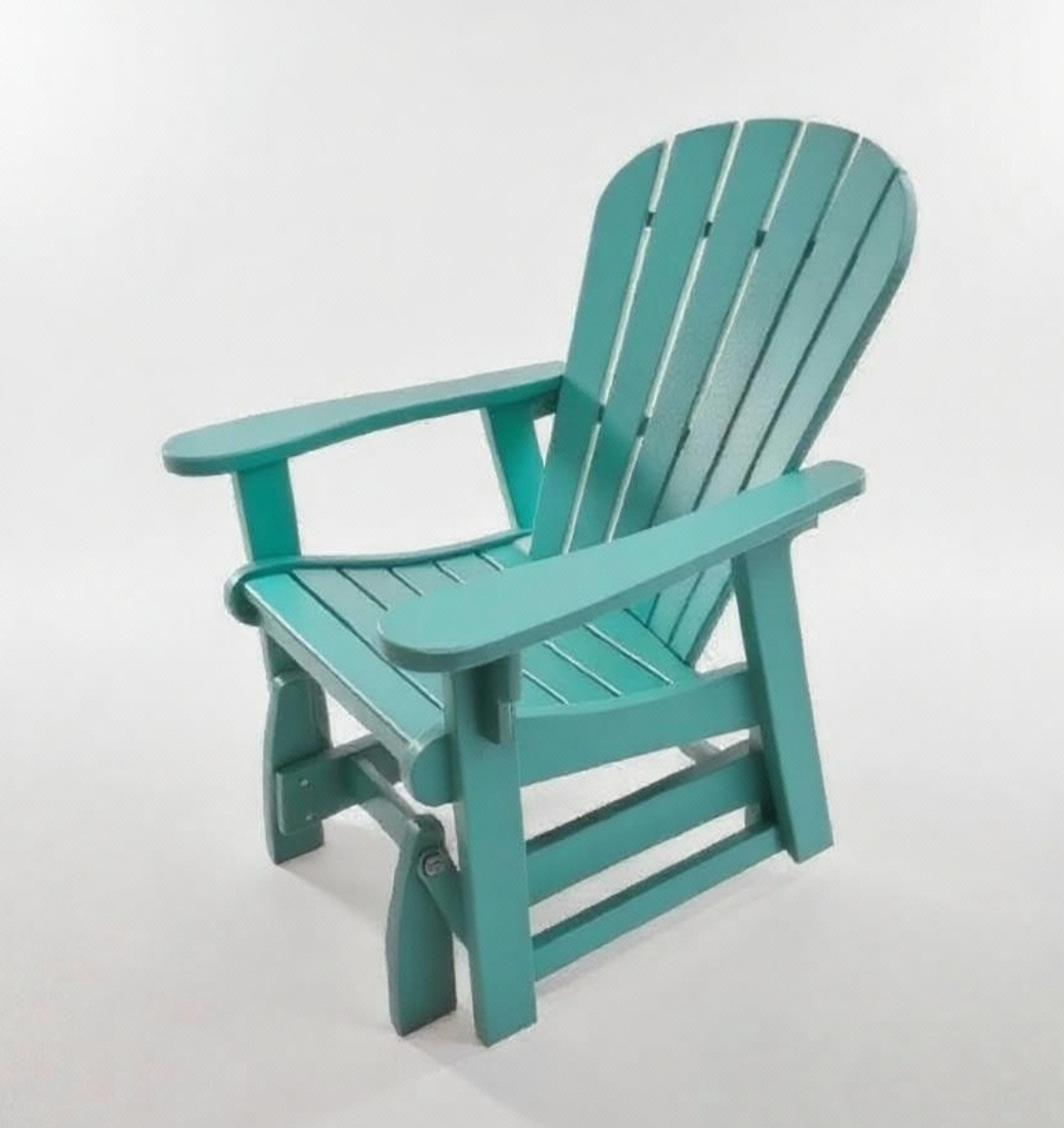 Glider Adirondack Chair - Sea Glass