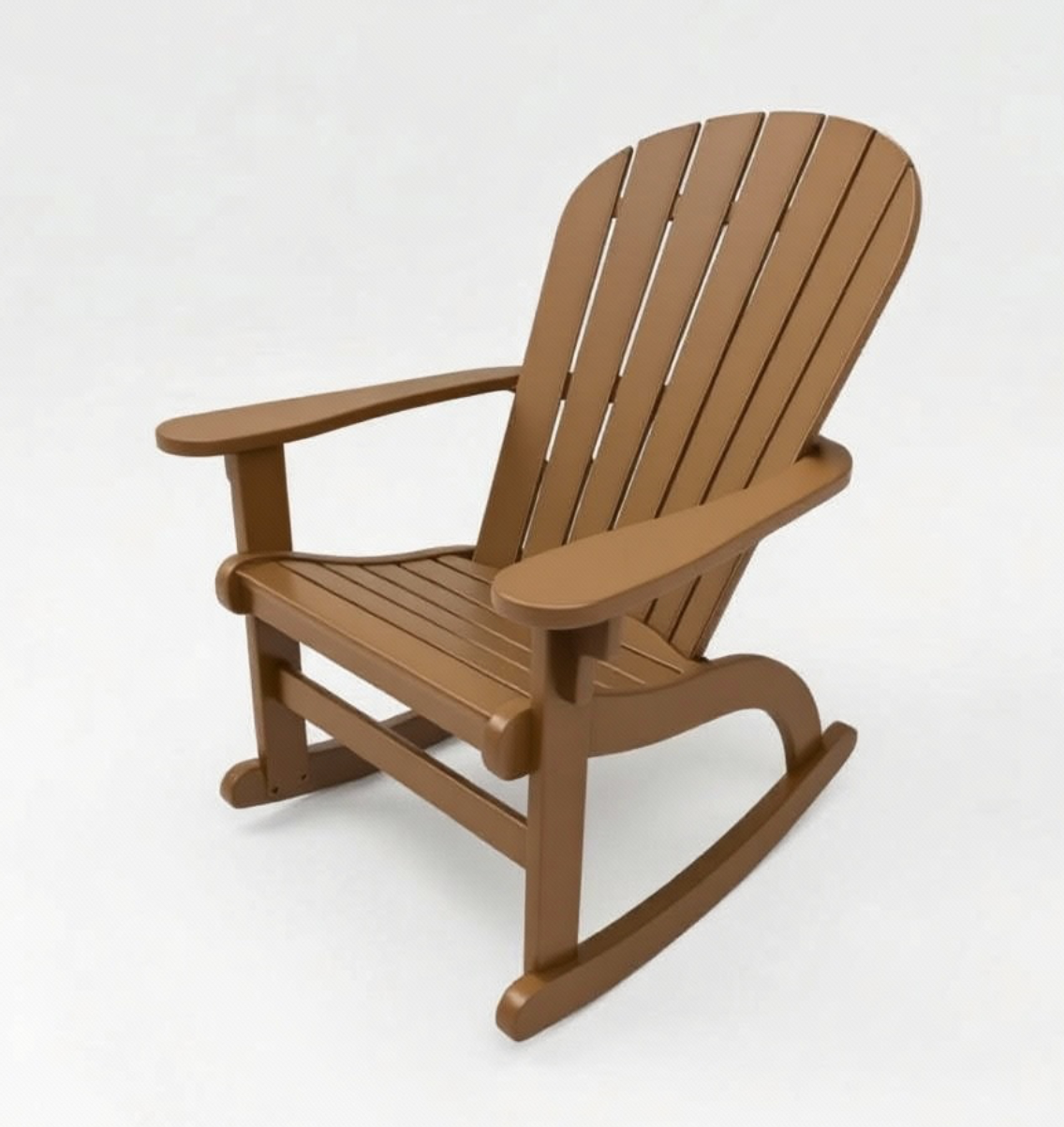 Rocker Adirondack Chair - Weatherwood