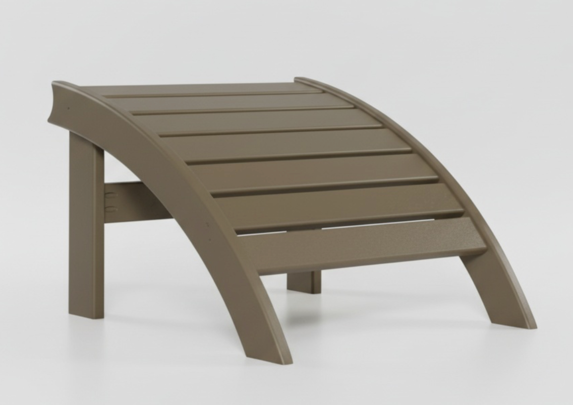 Classic Adirondack Ottoman - Weatherwood