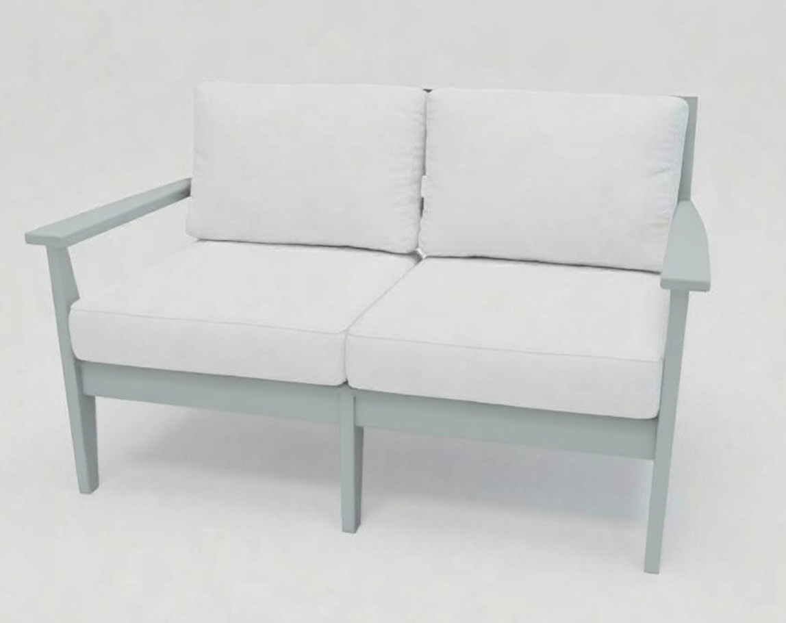 Abaco Loveseat - Dove Grey