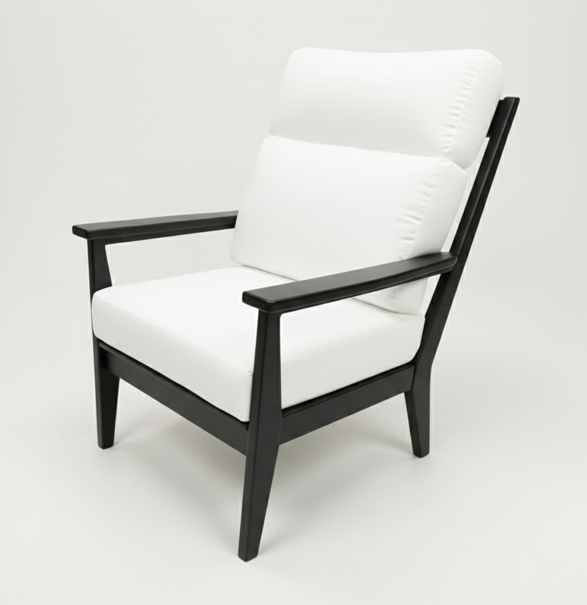 High Back Abaco Club Chair - Black