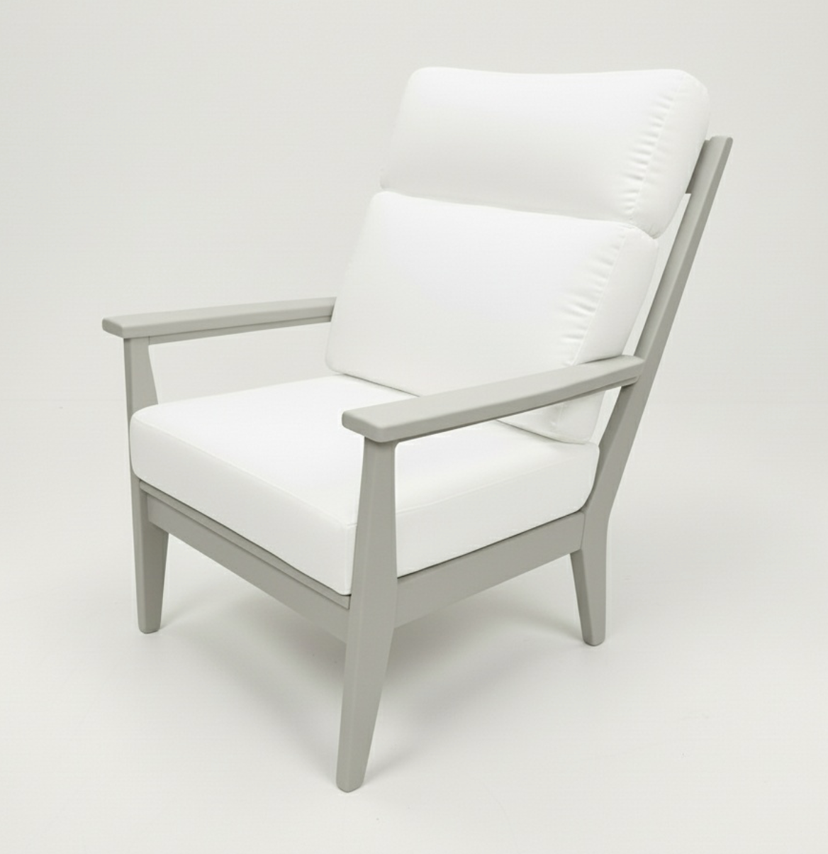 High Back Abaco Club Chair - Dove Grey