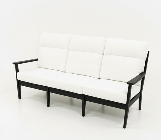 High Back Abaco Sofa - Black