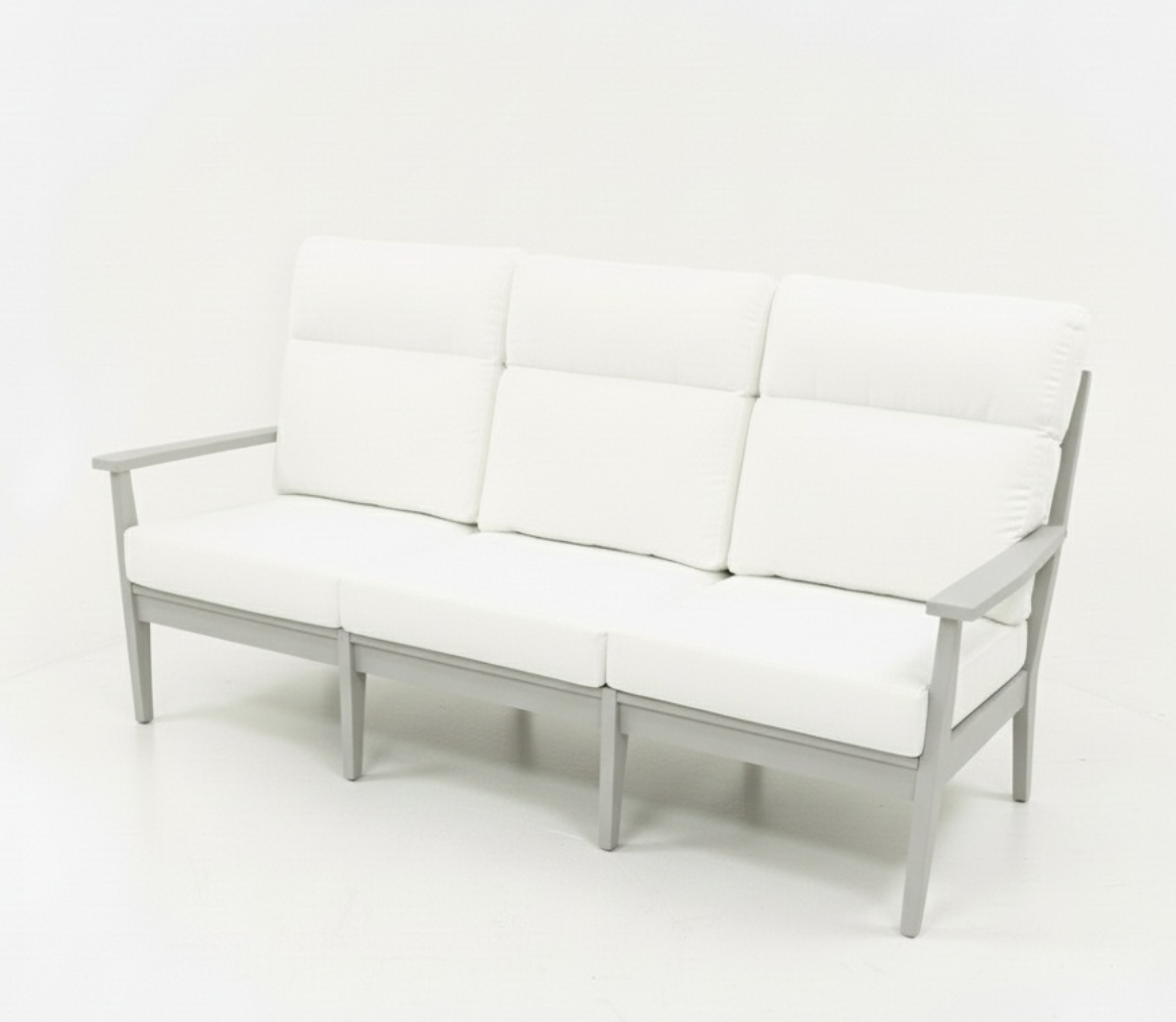 High Back Abaco Sofa - Dove Grey