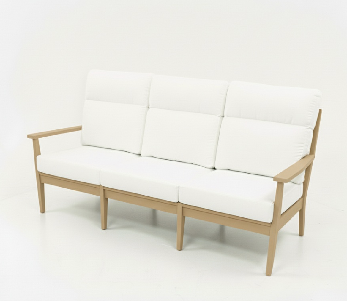 High Back Abaco Sofa - Weatherwood