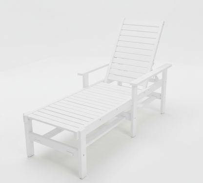 Hopetown Arm Chaise Lounge - Sea Glass
