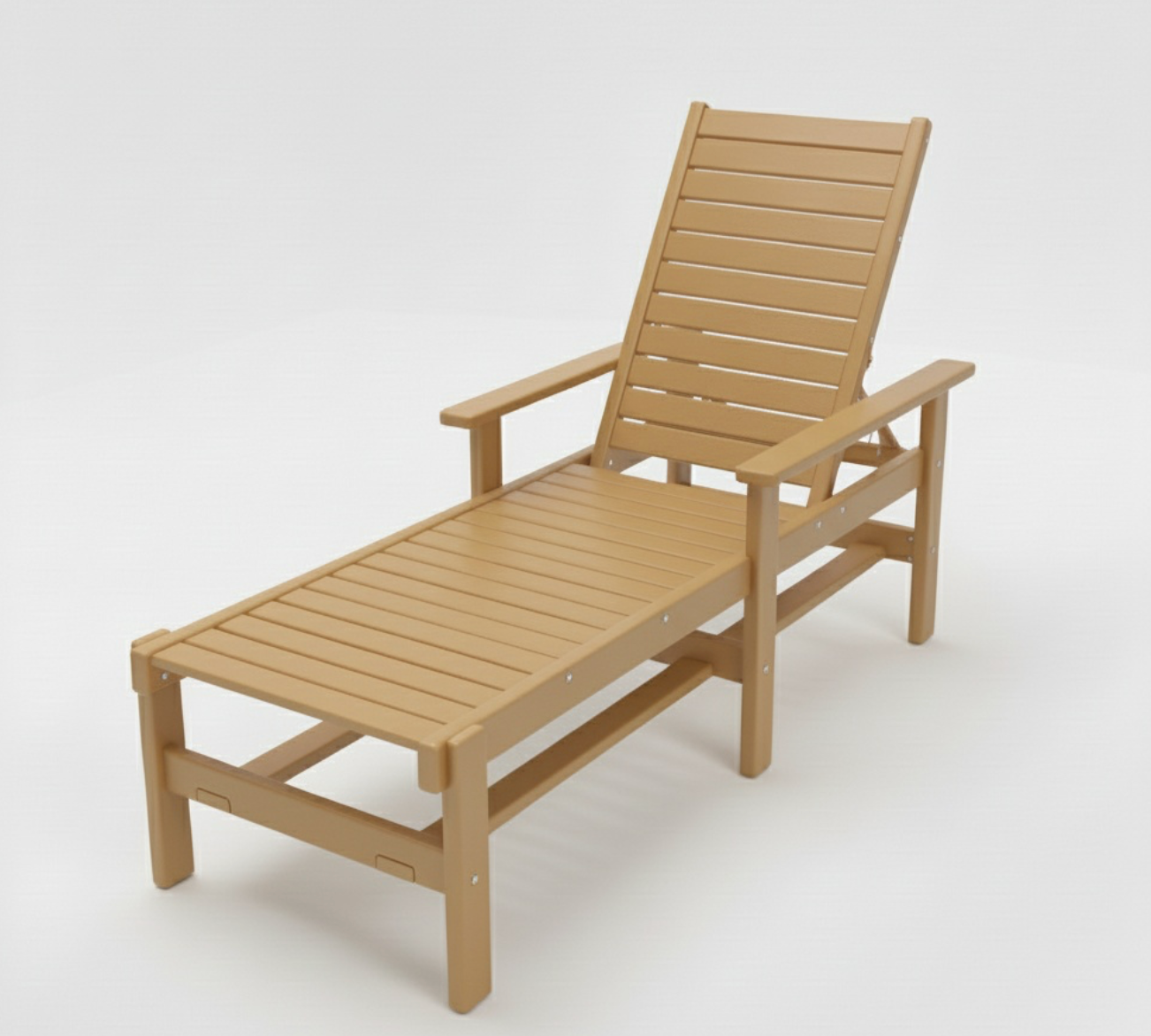 Hopetown Arm Chaise Lounge - White