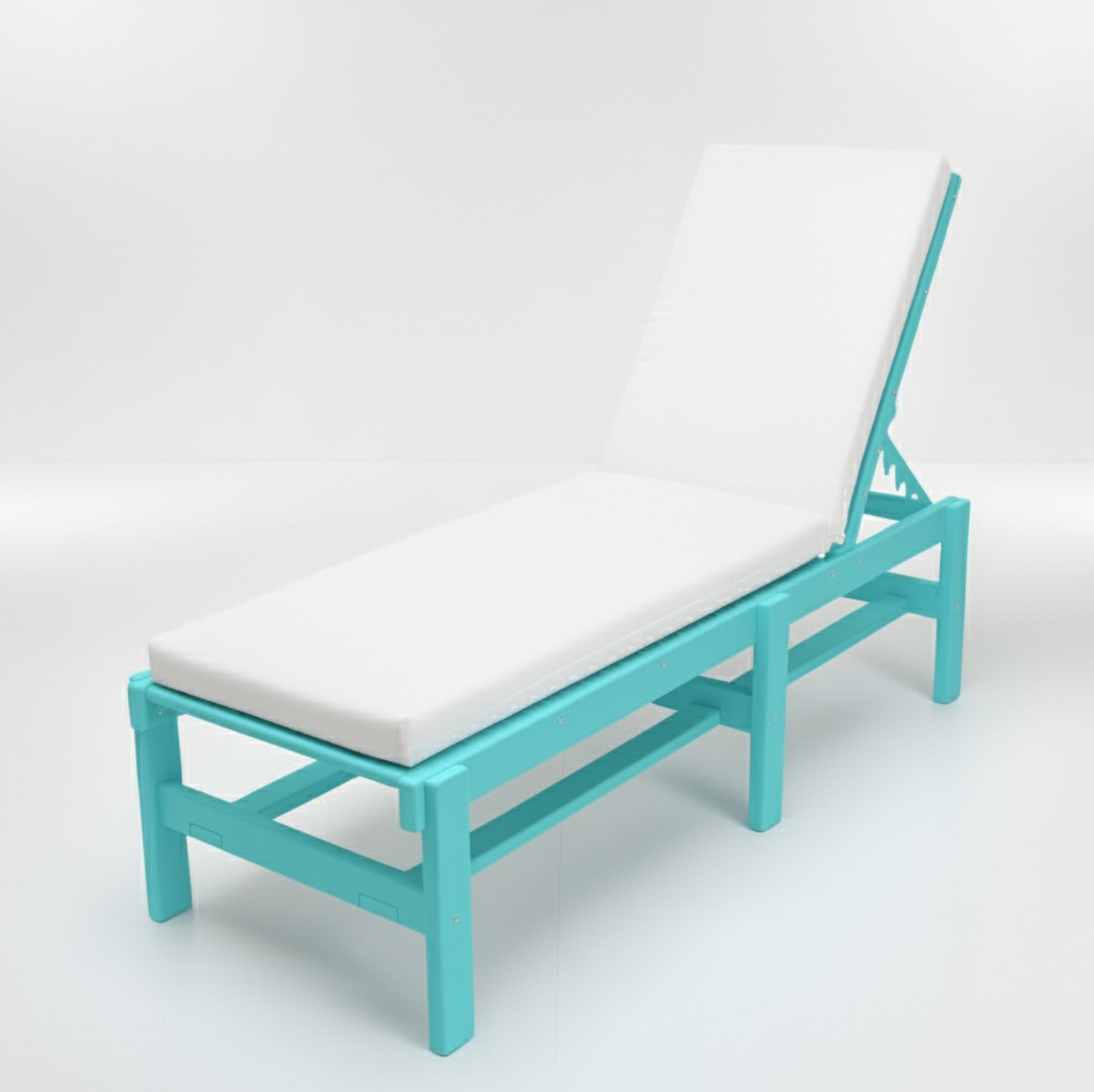 Hopetown Armless Chaise Lounge with Cushion - Weatherwood