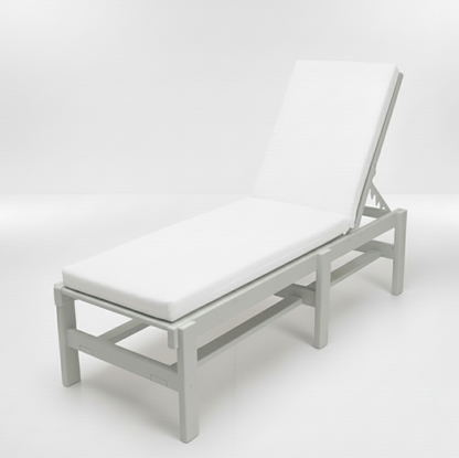 Hopetown Armless Chaise Lounge with Cushion - Sea Glass