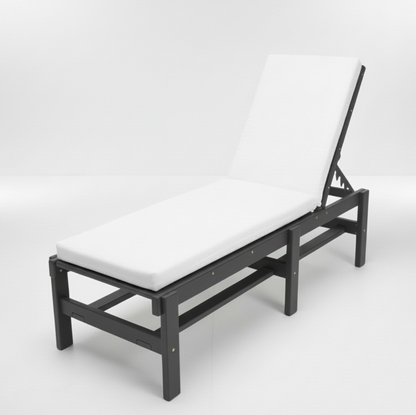 Hopetown Armless Chaise Lounge with Cushion - Black