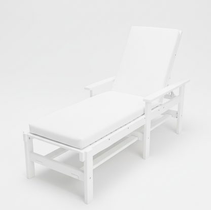 Hopetown Arm Chaise Lounge with Cushion - Charcoal