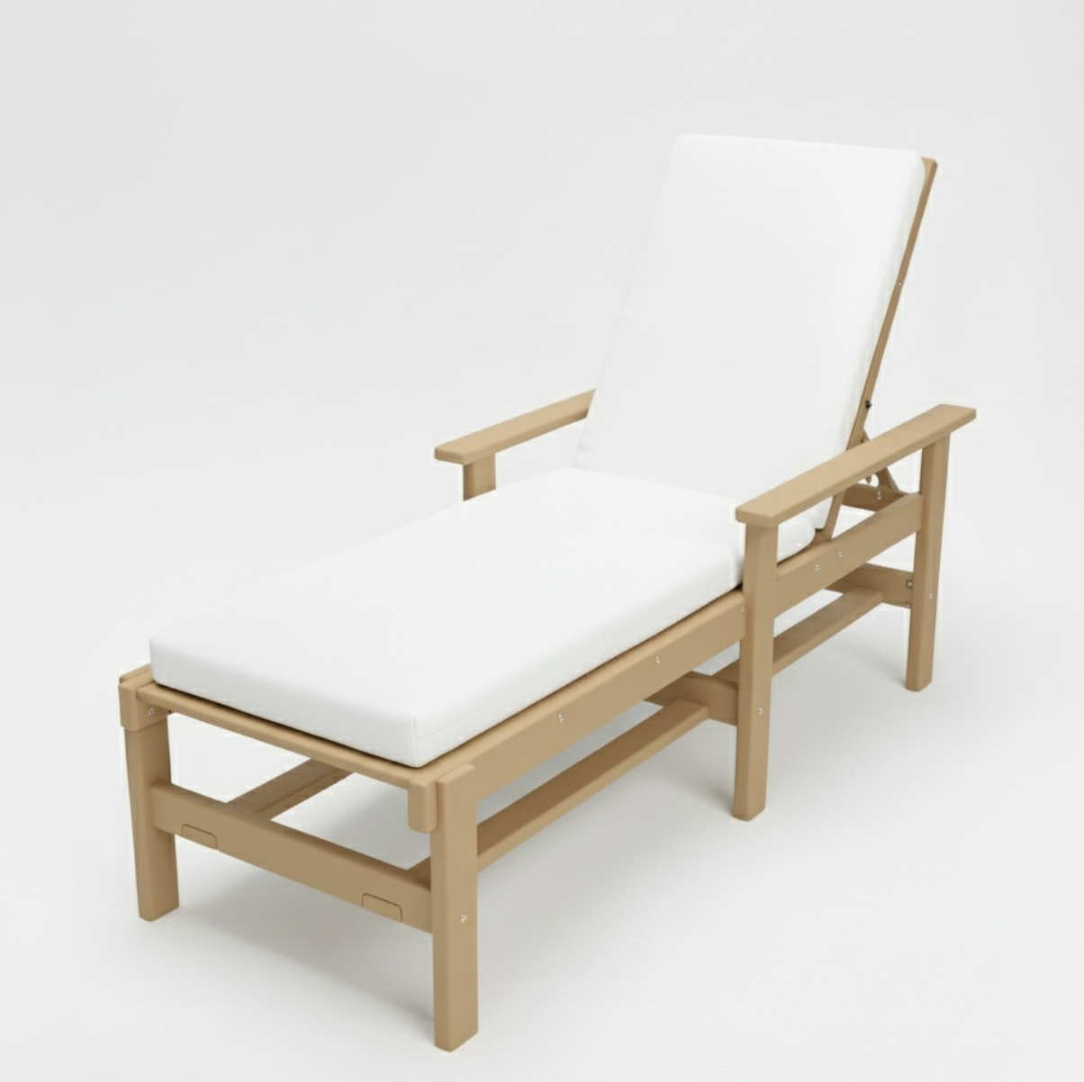 Hopetown Arm Chaise Lounge with Cushion - Sea Glass