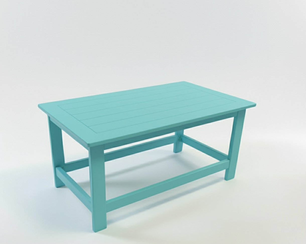 Rectangle Coffee Table - Sea Glass