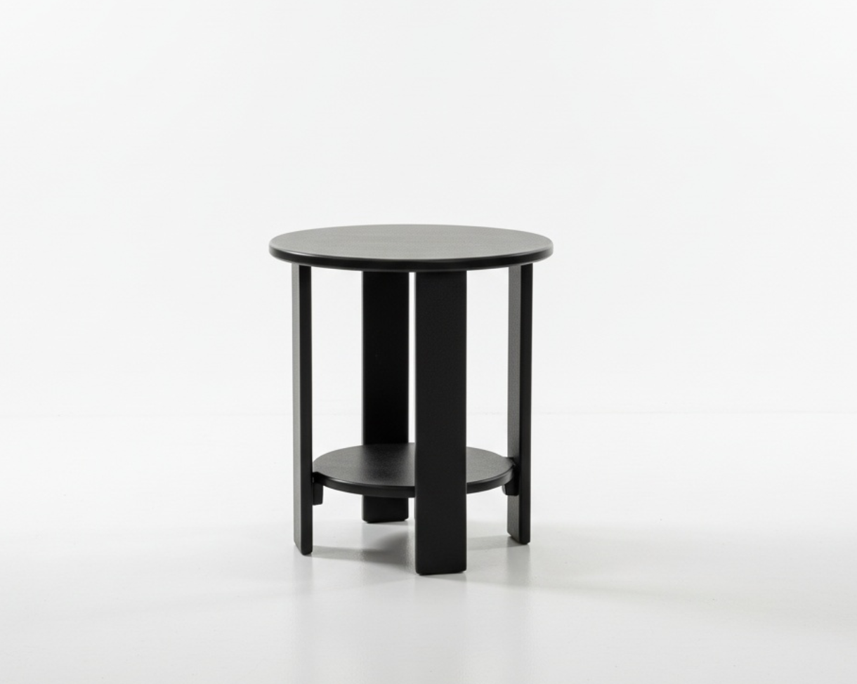Hampton Round End Table - Weatherwood