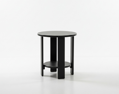 Hampton Round End Table - Weatherwood