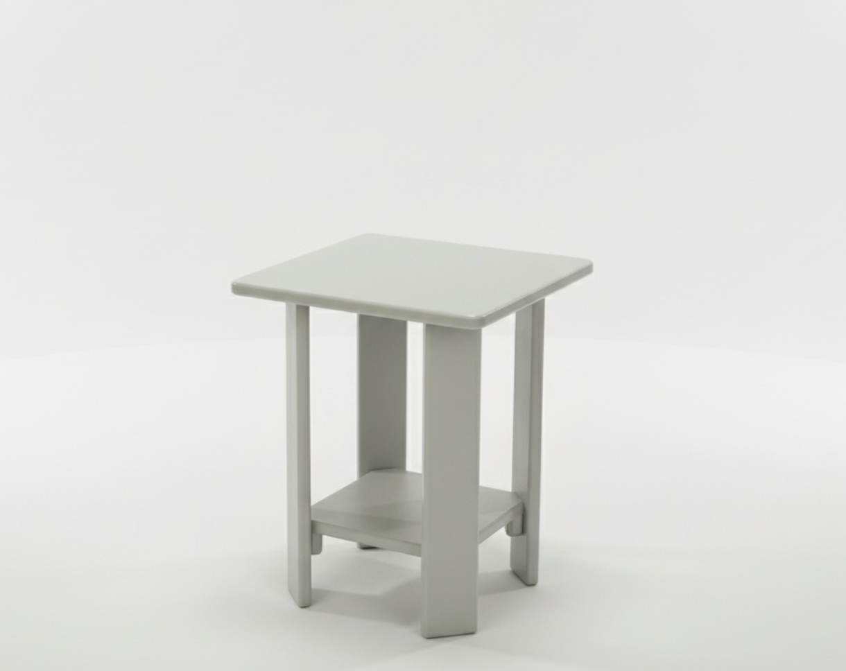 Hampton Square End Table - Black