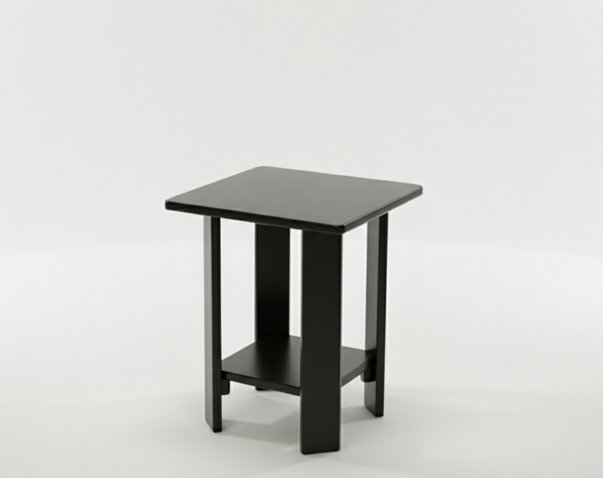 Hampton Square End Table - White