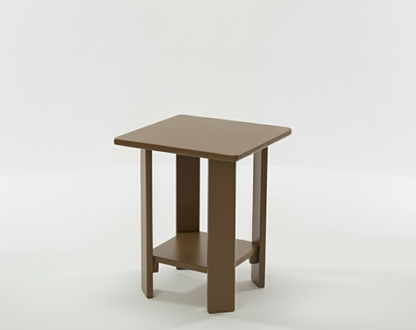 Hampton Square End Table - Weatherwood