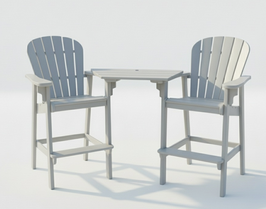 Adirondack Tete a Tete - Black